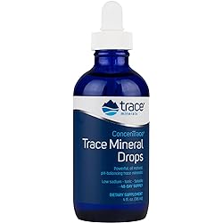 Trace Minerals Concentrace Trace Mineral Drops-Glass, 4 Fl Oz Pack of 1