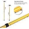 DOINGKING Walking Cane, Adjustable Cane High Strength Portable Aluminum Alloy for Daily Use