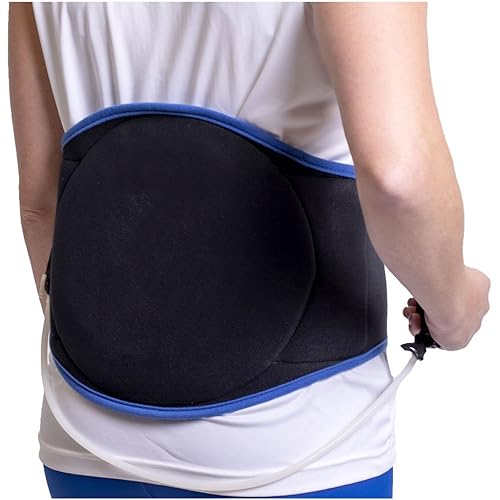 Cold Compression Back Wrap with Reusable Ice Pack for Back Pain Relief, Injuries, Aches, Swelling, Sprains, Inflammation; Sciatic Nerve Pain, Post Op Care and More by Brace Direct