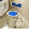 GUPE Shower Stool Bath Seats Elderly Pregnant Women Disabled Shower Chair Foldable Bathroom Stool Anti-Slip Stool Bearing Weight