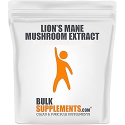 BulkSupplements.com Lion's Mane Mushroom Extract - Lion's Mane Mushroom - Lion's Mane Extract - Brain Focus 500 Grams - 1.1 lbs