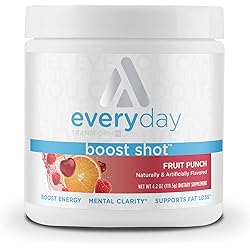 TransformHQ Everyday Boost Shot 28 Servings Fruit Punch - Non-GMO, Gluten-Free