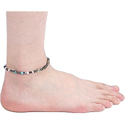 Anklets for Women, Womens Copper Magnetic Therapy Anklets Pain Relief for Arthritis Adjustable, Magnetic Anklet Weight Loss Fat Burning Anklet Improve Blood Circulation Anklet