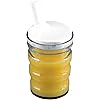 Homecraft Clear Non Spill Cup, Portable Travel Mug with Straw Lid for Children, Elderly and Disabled, Size Small