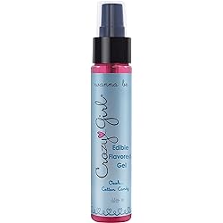 Water Based Cotton Candy Flavored Oral Edible Personal Lubricant by Crazy Girl, 2 Ounce Sex Lube for Men, Women and Couples