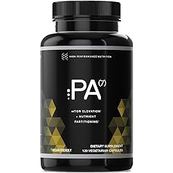 PA7 Phosphatidic Acid Muscle Builder by HPN | Top Natural Muscle Builder - Boost mTOR | Build Mass and Strength from Your Workout | 30 Day Supply