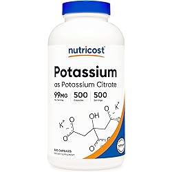Nutricost Potassium Citrate 99mg, 500 Capsules