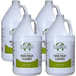 EcoGen ECOHDW-GCS Commercial Hood Cleaner Concentrate, 1 gal Pack of 4