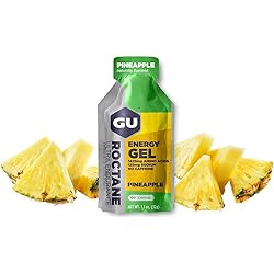 GU Energy Roctane Ultra Endurance Energy Gel, 24-Count, Pineapple