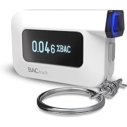 BACtrack C6 Keychain Breathalyzer | Professional-Grade Accuracy | Optional Wireless Smartphone Connectivity | Compatible w Apple iPhone, Google & Samsung Android Devices | Apple HealthKit Integration