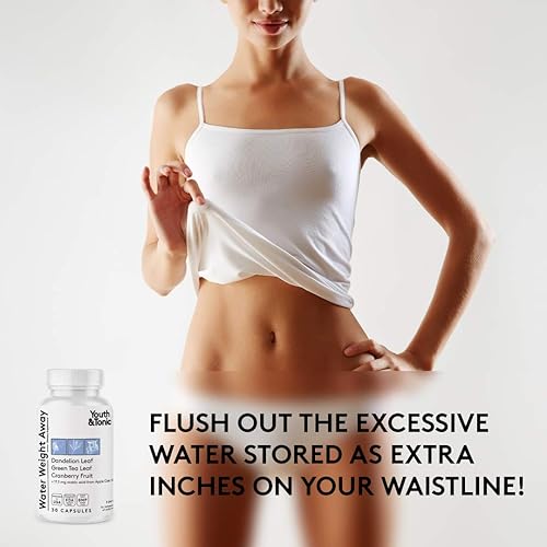 Daily Water Retention Pills for Kidney Cleanse & Swelling to Flush Out Excess Fluid & Waste
