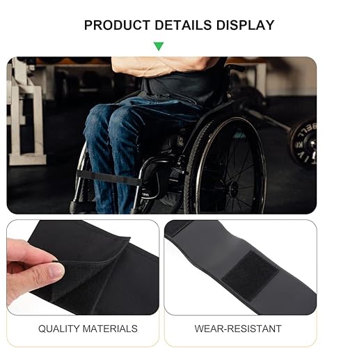 Healvian Wheelchair Belt 4pcs Wheelchair Belt Wheel Chair Safety Band Medical Restraints Strap Adjustable Elastic Safety Protector Constrained Band Patient Care Safety Harness Chair Waist