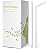 200 Count 100% Plant-Based Wrapped Compostable Straws - Plasticless Biodegradable Flexible Drinking Straws - A Fantastic Eco Friendly Alternative to Plastic Straws