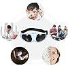 Eye Massager with Heat,Rechargeable Eye Heat Massager for Relax and Reduce Eye Strain Dark Circles Eye Bags Dry Eye Improve Sleep, Ideal Valentine's Day Gifts