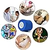 12-Pack 1” x 5 Yards | Self Adhesive Bandage Wrap, Kuvvfe Athletic Elastic Cohesive Bandage for Sports Injury,Strain,Knee & Wrist,Ankle Sprains & Swelling First Aid