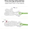Hearing Aid Clip - Anti-Lost Hearing Aids Lanyard Protector BTE Clip Holder for Adults Seniors Green