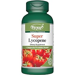 Vorst Lycopene with Zinc and Selenium 30mg 60 Capsules Carotenoids Supports Prostate & Cardiovascular Health Licopeno