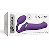 strap-on-me | Vibrating Bendable Strap-On | 3 Stimulation Zones Motors | Remote Control with LED | Shape Memory Technology | No Harness Needed | Reddot Award 2019 Winner - Size L - Purple