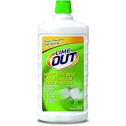 Summit Brands OUT-AO06N-1PACK Lime Out Heavy-Duty Rust, Lime & Calcium Stain Remover, Multi Purpose Cleaner, 24 Ounce, 1 Pack, White, 24 Fl Oz