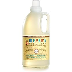 Mrs. Meyer's Baby Laundry Detergent Liquid, Infused with Essential Oils, Baby Blossom, 64oz 64 Loads