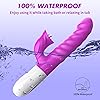 Rabbit Vibrator - 9.8" Triple Action G Spot Vibrator with Independent Clitoral Stimulator, 10 Patterns, Rechargeable Sex Toys for Women