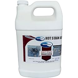 EaCo Chem Hot Stain Remover - Remove Food, Oil, Petroleum, Carbon Deposit Staining from Masonry, Concrete, Brick, Block, Limestone, Pavers & More! - 1 GALLON