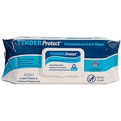 TENDERProtect® Adult Wipes with Aloe, 9x12, for Incontinence 600Cs