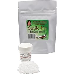 SmileFix Basic Dental Repair Kit - Missing or broken tooth. Gaps, broken teeth filled space temporary quick & safe. Regain your confidence and beautiful smile in minutes at home