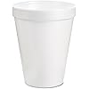 Dart 8J8 Foam Cup Hot or Cold, 1000 per Case, 8 oz