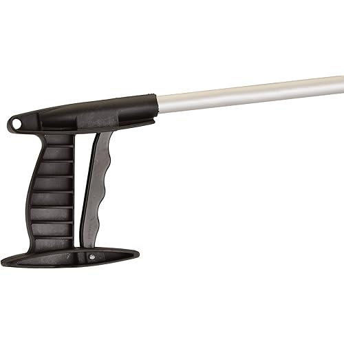 NOVA 24” Long Reacher, Lightweight Grabber with Wide Gripper, Hook & Magnetic Tip, Rotating Easy Grip Handle