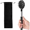 WINLIKE Oversized Telescoping Back Scratcher, Double Sided ABS Scratching Head, Back Scratcher Extendable Backcratchers for MenWomen, AggressiveModerate Scratching Tool