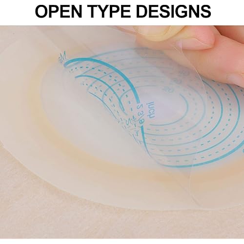 Ostomy Bag, Colonoscopy Bags Bolsas para Colostomia Colostomy Pouch Skin‑Friendly Avoid Disgusting for Sick Person for Ileostomy Stoma CareOpen