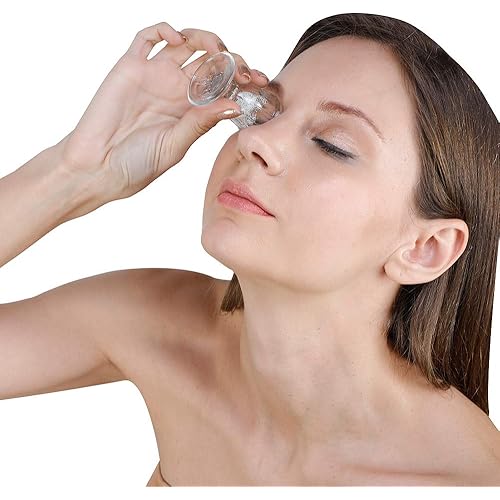 Transparent Glass Eye Wash Cup - Effective Eye Rinse and Cleansing – Eco-Friendly, Non-Reactive, Safe and Comfortable Single