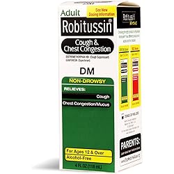 Robitussin DM Cough & Chest Congestion Adult Non-Drowsy Liquid 4 oz