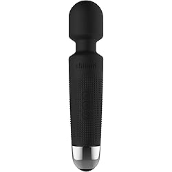 Shibari Mini Halo Powerful Handheld Rechargeable Massager Wireless Waterproof Wand Perfect for Arms Neck Legs Back Spine Hands Pain Muscle Stress Relaxing Black