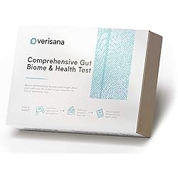 Comprehensive Home Gut Health Test – Check for Leaky Gut, Candida, Gut BacteriaMicrobiome & Helicobacter – Verisana Home-to-Lab Stool Test