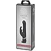 Fifty Shades of Grey Greedy Girl Thrusting Rabbit Vibrator - 4.5 Inch Silicone Thrusting Vibrator for Women - Dual Stimulation Adult Sex Toy - Rechargeable & Waterproof - Black