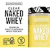Clear Naked Whey 100% Protein Isolate, Lemonade Protein Powder Isolate, No GMOs or Artificial Sweeteners, Gluten-Free, Soy-Free - 30 Servings