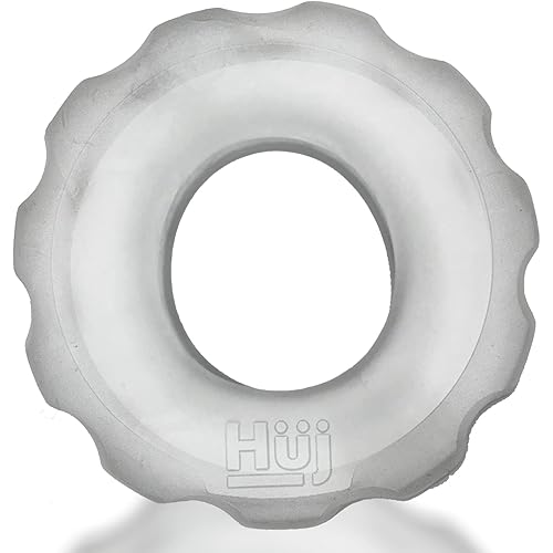 Oxballs Super HUJ 3-Pack cockrings | Hunkyjunk Non-Roll Ball Rings Clear Ice