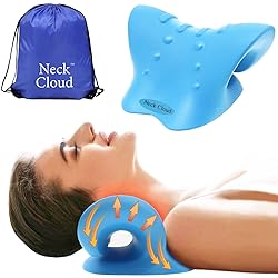 Neck Cloud - Cervical Traction Device,Cervical Neck Traction Device, Neck and Shoulder Relaxer,Neck Stretcher Cervical Traction for Tmj Pain Relief and Cervical Spine Alignment
