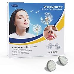WoodyKnows Super-Defense Nasal Filters Narrow, Combined Trial Pack, 4 Pack