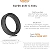 Tantus SexAdult Toys Super Soft C-Rings CockPenis Ring - 100% Ultra-Premium Silicone Satin Finish, 4.75" Stretched Resistance Adjustable Band for Men, Couples - Black