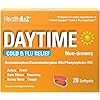 HealthA2Z Daytime Cold & Flu Relief - Non Drowsy | 20 Count Softgels | Compare to Vicks® Dayquil® Cold & Flu Liqui Caps Active Ingredient