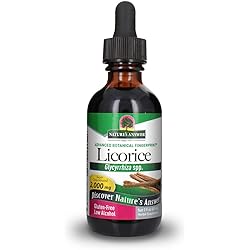 Licorice Root Extract Supplement Nature's Answer 2 oz Liquid | Helps with Digestion | Promotes Respiratory Health | Natural Detox