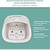 Pedicure Foot Spa Tub, Bubble Oxygen Activation Onebutton Start Folding Storage Foot Soaker Foot Bath Machine with Cover for Indoor for HomeSemi-Automatic U.S. Standard 110V
