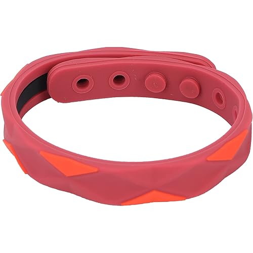 DOINGKING Anti Static Wristband,Automatic Electrostatic Removal Bracelet Human Body in Winter,Silicone Improve Sleep Winter Electrostatic Removal Bracelet,for Men and Woman red