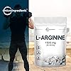 Micro Ingredients L Arginine Supplement, Arginine Caplet, 1500mg Per Serving, 200 Counts, Nitric Oxide Supplement for Muscle Growth, Vascularity and Energy, Non-GMO No Flavor, 200 CountPack of 1