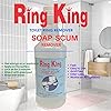 Ring King Toilet Soap Scum Remover, Heavy Duty Shower Cleaner for Tile and Marble Surfaces. Removes Soap Scum from Shower, Shower Door and Bathtubs. Fast acting, No Scrubbing 32 OZ