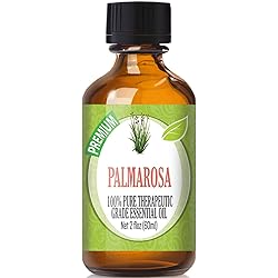 Palmarosa Essential Oil - 100% Pure Therapeutic Grade Palmarosa Oil - 60ml