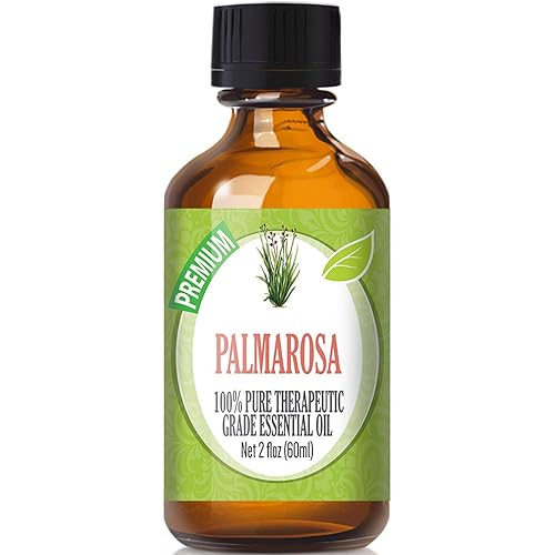 Palmarosa Essential Oil - 100% Pure Therapeutic Grade Palmarosa Oil - 60ml